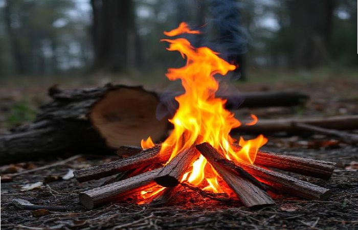 Combine Wood and Fire_